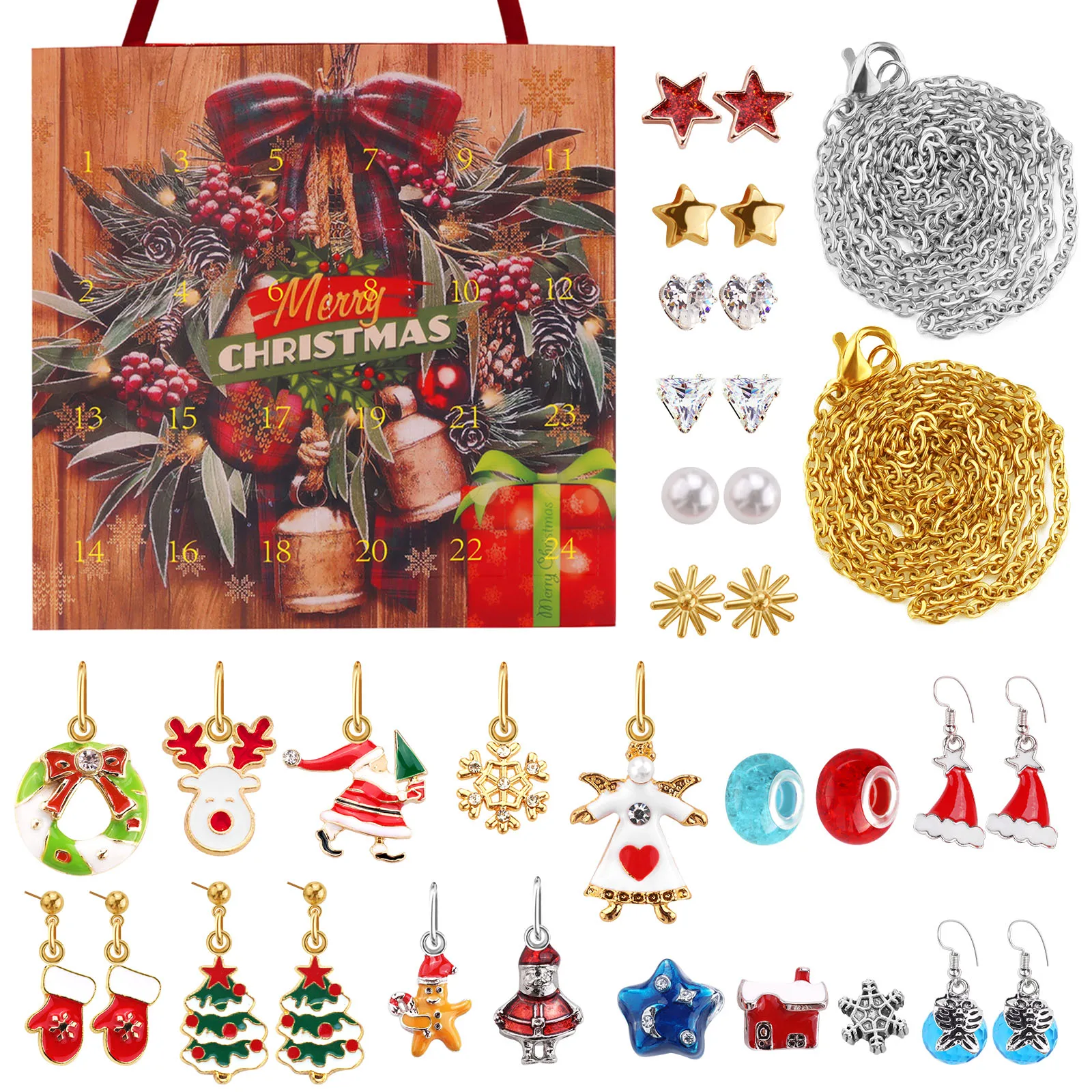 Gifts Set For Advent Countdown 24 Days Calendar