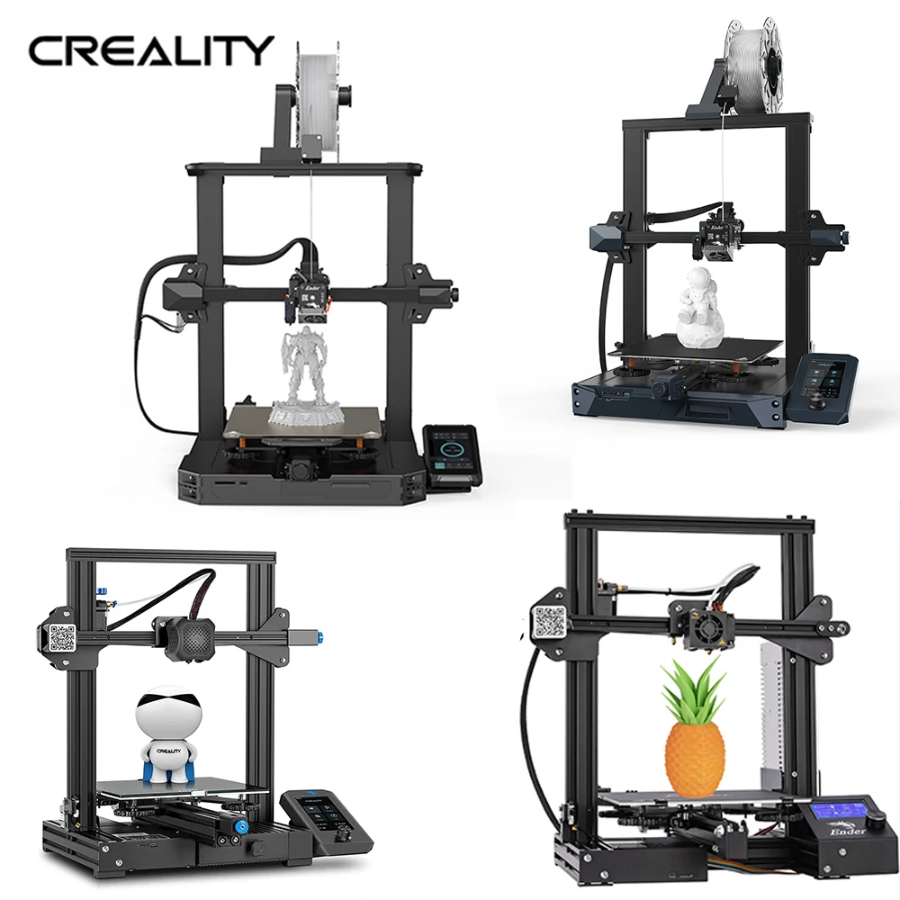 Creality 3D Printer Ender-3 S1 Pro Ender 3S1 Ender3 V2 32 Bit Silent MB CR Touch Automatic  Smart Filament Sensor DIY