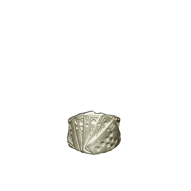 

Посеребренное кольцо LAOJUNLU, посеребренное кольцо для старых серебряных покеров