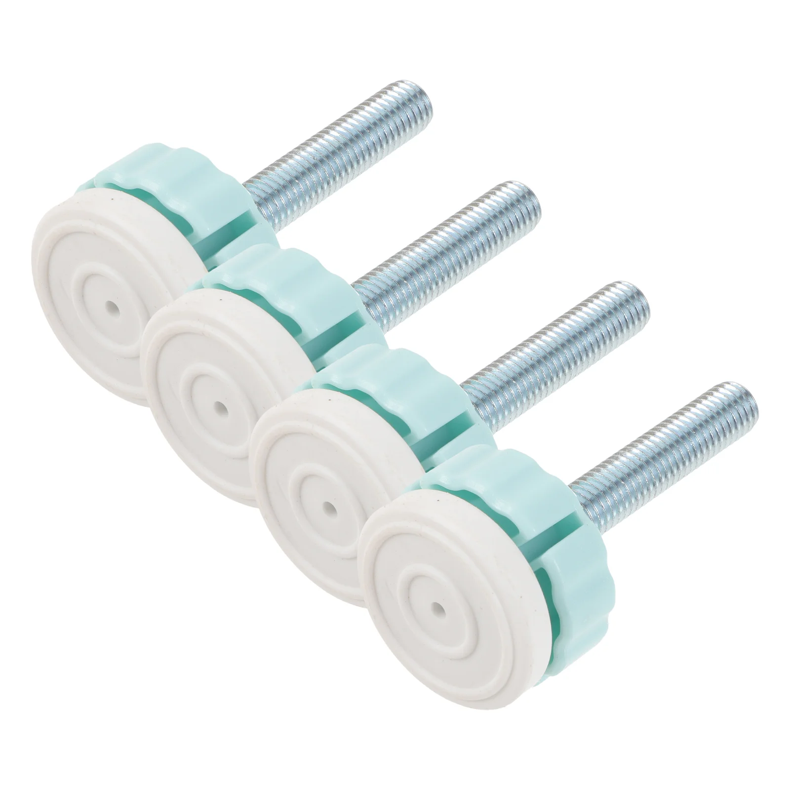 

4 Pcs Pet Dog Isolation Fence Kids Guard Railing Screws Baby Door Crib Guardrail Hardwares Pvc Lagging Threaded Rod