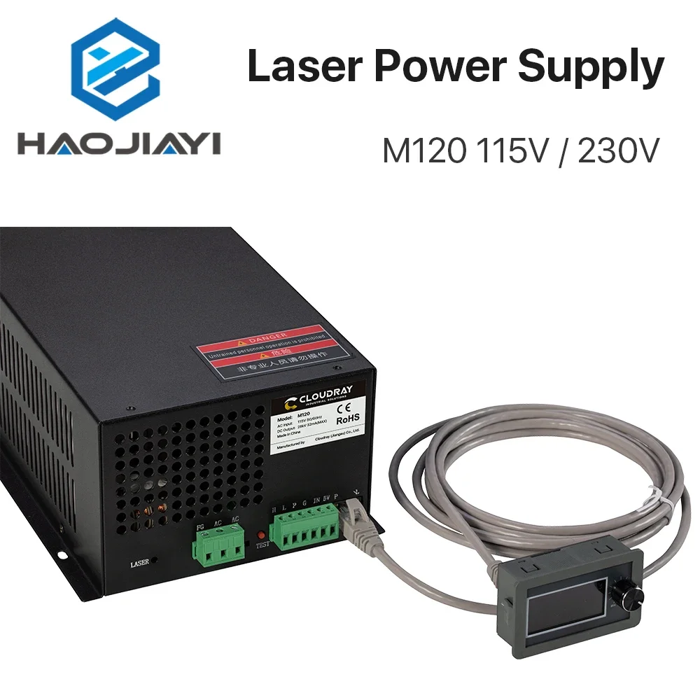 Источник питания для лазера 120 Вт M120 115/230 В с экраном дисплея источника станка