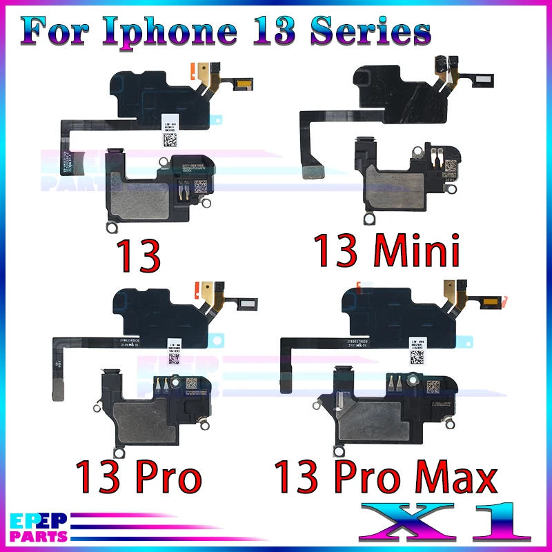 1 Pec Original Repair Parts for IPhone 13 Pro Max 13Mini 13Promax 13PM Front Top Ear Earpiece Proximity Light Sensor Flex Cable