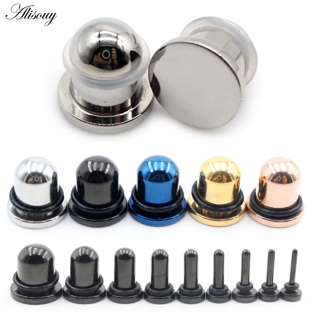 

Гладкие серьги Alisouy из нержавеющей стали, 2 шт.