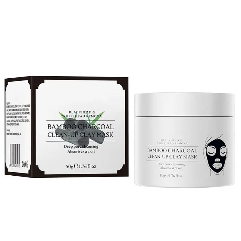 

Charcoal Mud Masque 50g Face Masque Skincare Pore Cleansing Masque Blackheads Remover Purifying And Brightening Clay Masque