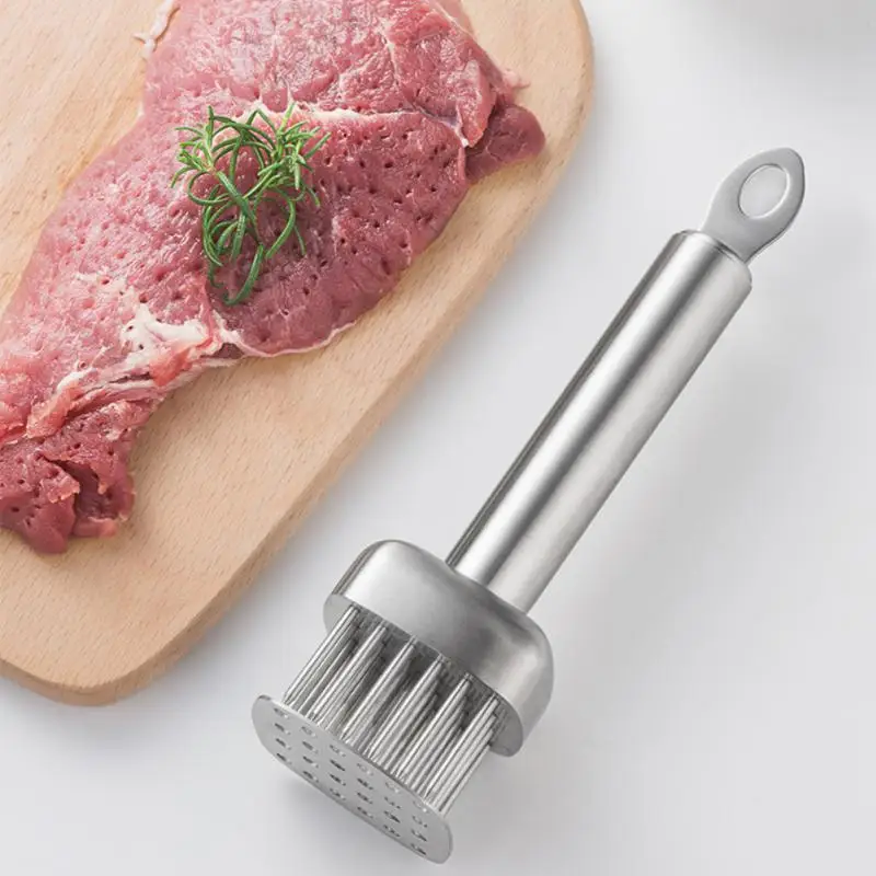 

Игла для мяса из говяжьего стейка, игла из нержавеющей стали для мяса, молоток для мяса с иглами, артефакт для мяса, устройство для излома реб...