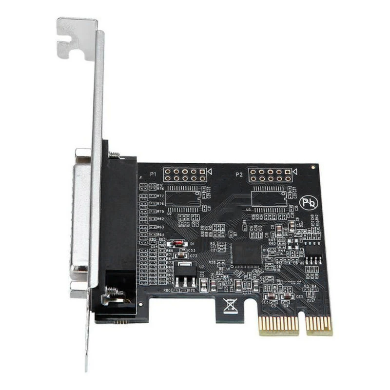 

PCIE Parallel Port Card AX99100 DB-25 Pin Printer Expansion Card LPT Parallel Adapter Card