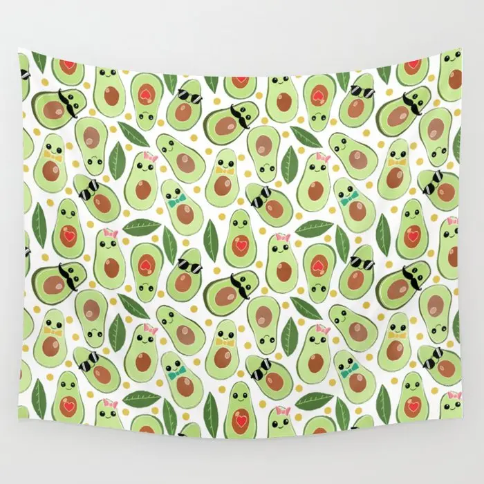 

Stylish Avocados Tapestry Wall Hanging Hippie Tapestries Rugs Home Living Room Dorm Decoration Tablecloths Blanket
