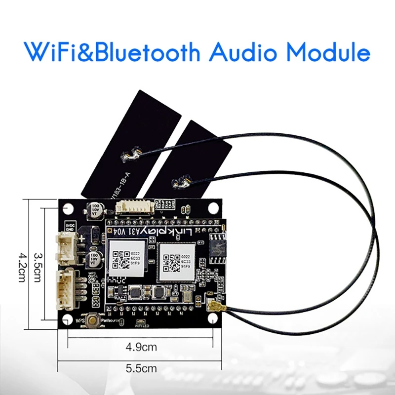 Wi-Fi 2 4G и Bluetooth 5 0 управление через приложение многоисточник модуль усилитель