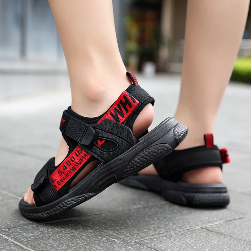 Summer New Children's Water Sports Shoes Boys' Open Toe Sandals Outdoor Comfortable and Breathable Beach Shoes