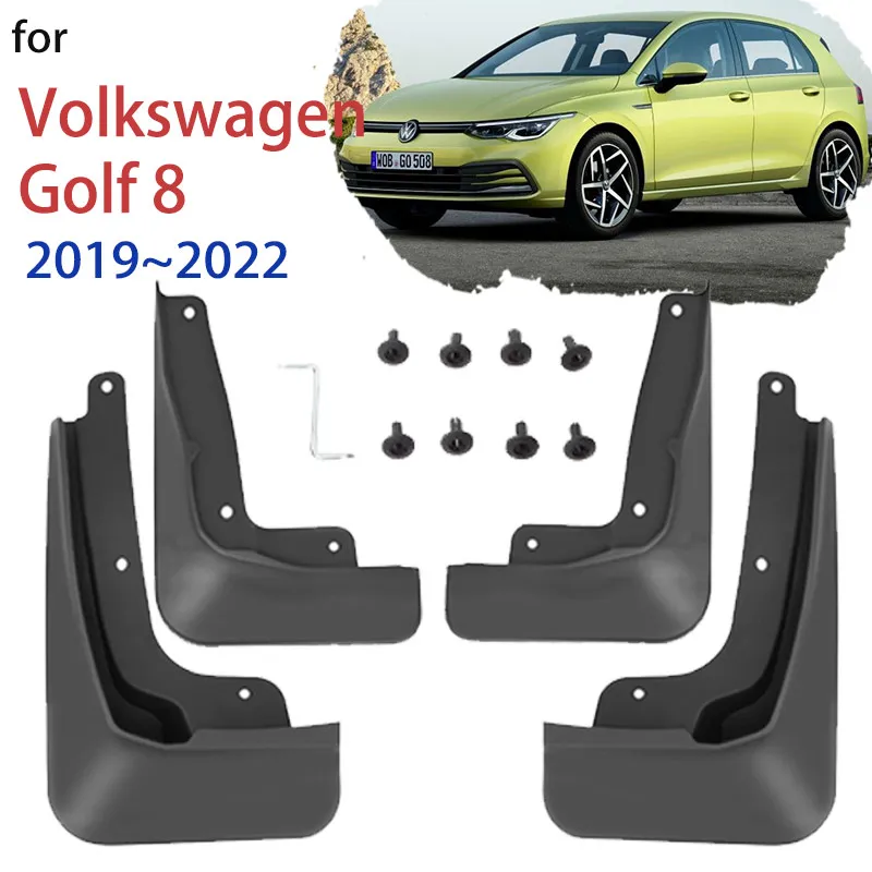 

Mud Flap Splash for Volkswagen VW Golf 8 MK8 CD1 2019 2020 2021 2022 Mudflap Front Rear Wheel Fender Mudguards Car Accessories