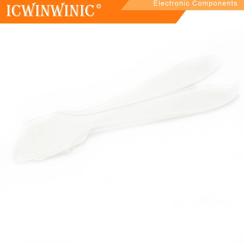 5 шт. силиконовый скребок для смазки мазок аппликатор маленький белый