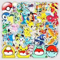 pokemon pikachu stickers personalized cartoon notebook luggage decorative stickers