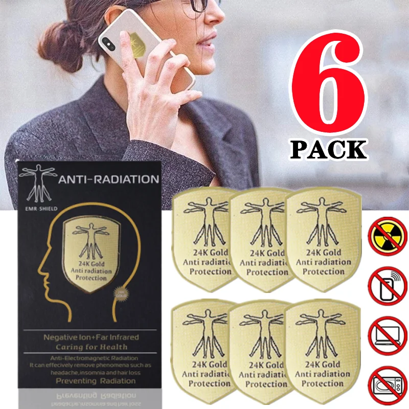 

Anti Radiation Protector Shield EMF Protection Sticker Mobile Cell Phone Stickers EMR Blocker for iPad Laptop Computer Universal