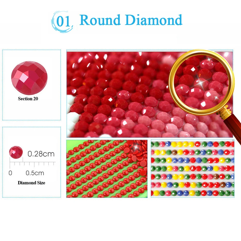 Алмазная живопись пейзаж Вышивка крестиком вышивка Осенняя картина Стразы