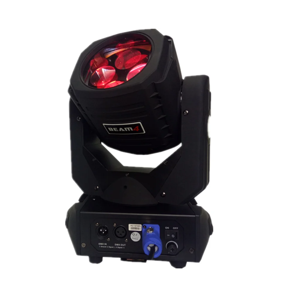 6 шт./партия сверхъяркий прожектор для диджея 4x25 Вт