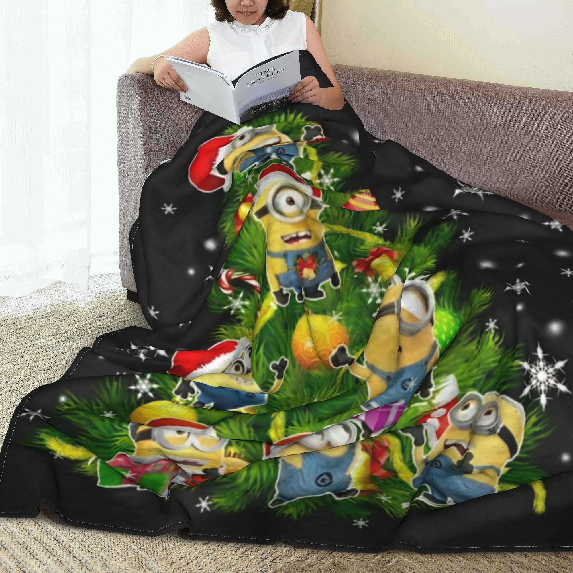 Милый фланелевый плед с рисунком Гадкий я