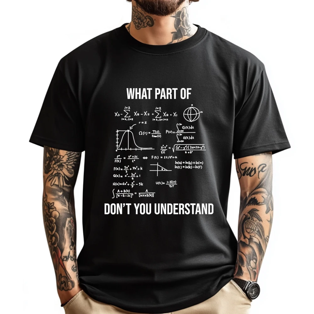 Какая часть забавного инженера-механика футболка с рисунком математика осенние