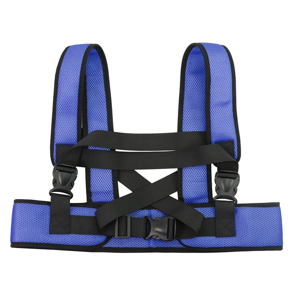 

Wheelchair Seat Belt Universal Wheelchair for the Elderly Belly Band Restraints Blue Vest Fixing Band Adjustable Fixing