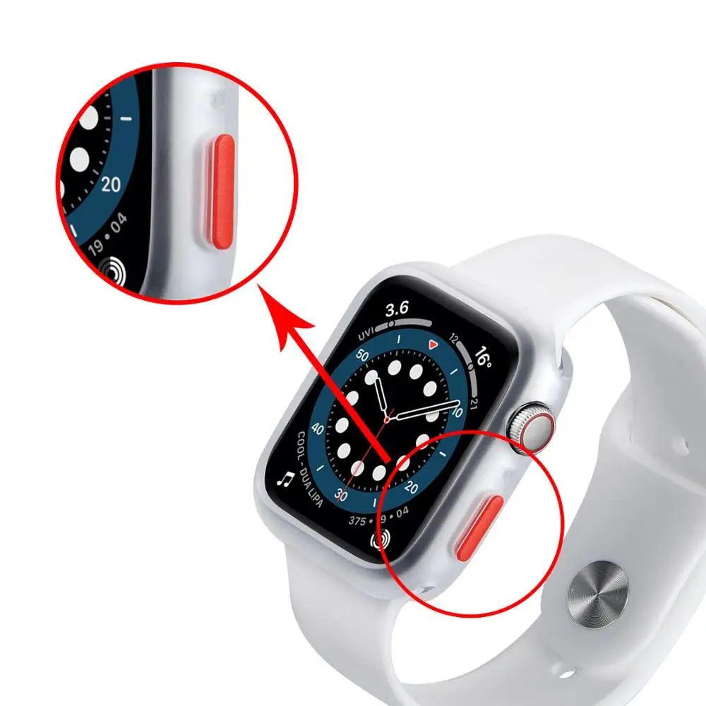 Мягкий силиконовый чехол для Apple Watch 5 6 se 3 42 мм 38 аксессуары iWatch 40 44 | Наручные часы