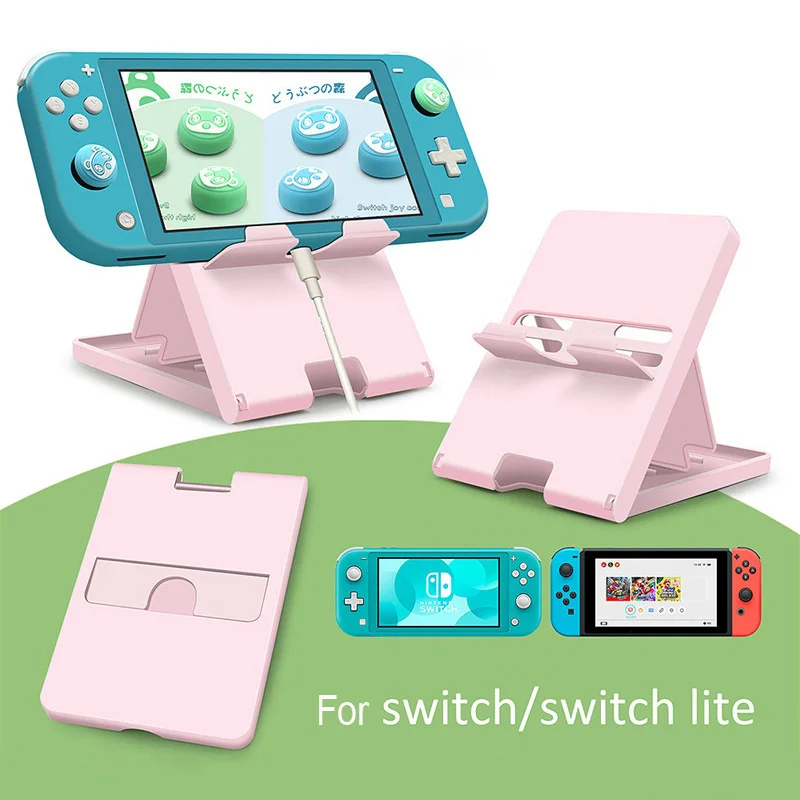 Bracket For Nintendo Switch Lite OLED Host Stand Adjustable Mobile Phone Desktop Holder Foldable Playstand Base Game Accessories