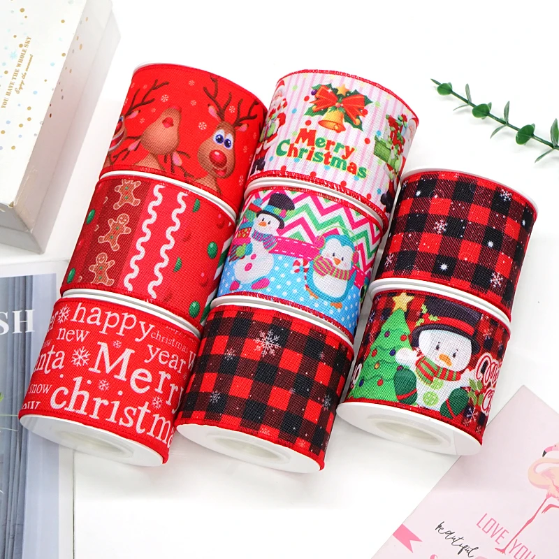 

10 ярдов, проводная лента с краями, Рождественский Декор, лента, винтажная имитация конопли, Ранняя для рукоделия, бант ручной работы, Подароч...