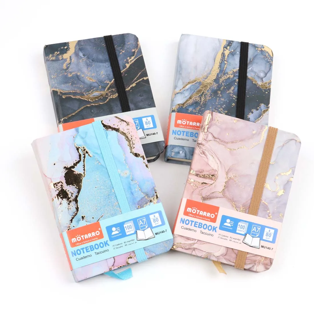 Блокнот MOTARRO с золотым тиснением 1 шт.