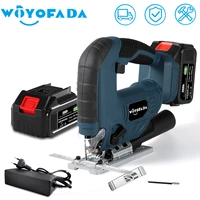 20v 55mm 2700rpm cordless jigsaw electric jig saw portable multi function woodworking power tool for makita 18v battery