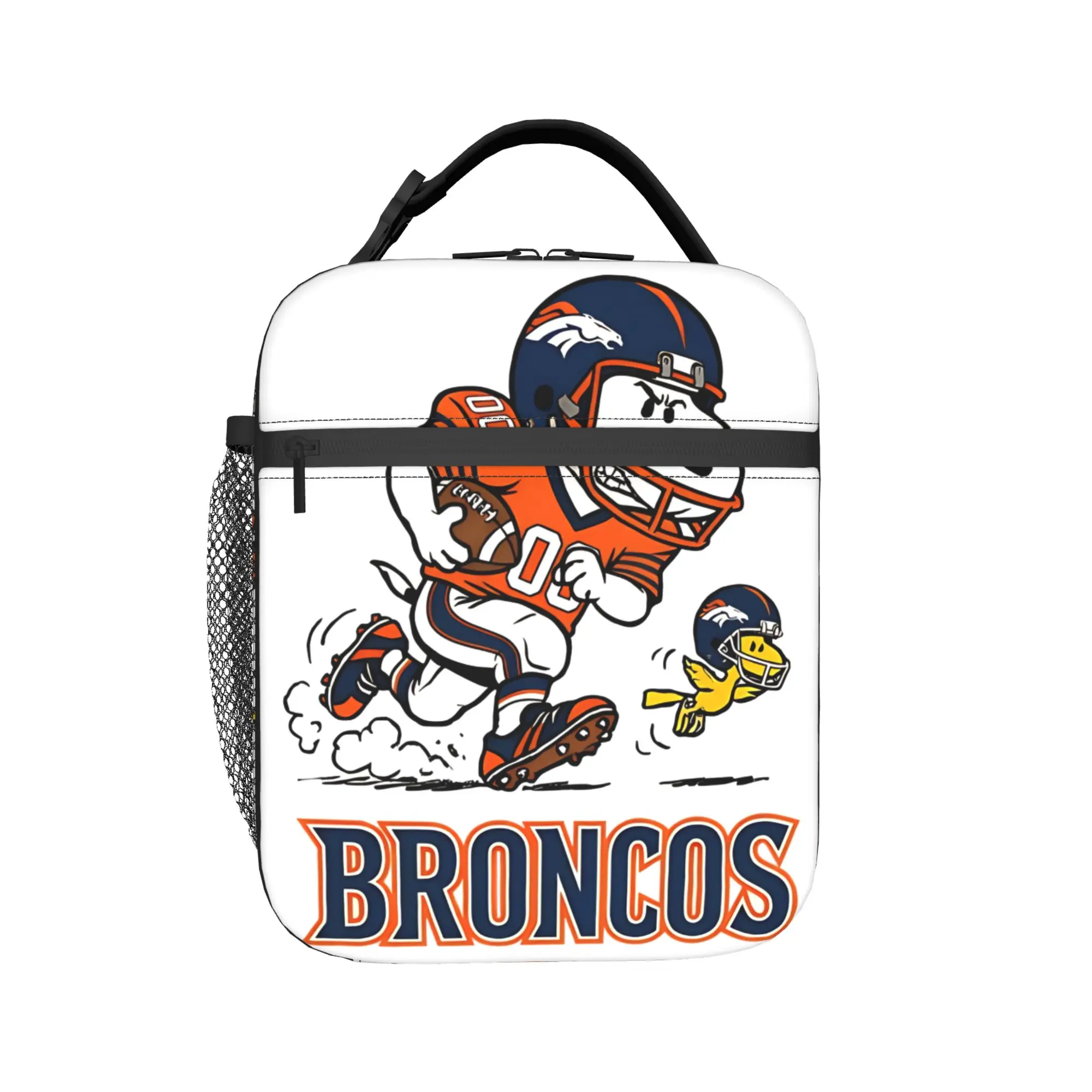 Фото Термосумка для обедов Denvers Snoopy American Football Broncos, большая, для еды, сумка-холодильник, ланч-бокс для школы, для мужчин и женщин №2