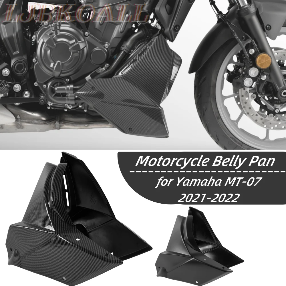 MT07 FZ07 FZ MT 07 Motorcycle Belly Pan Engine Spoiler Side Fairing Body Kits for Yamaha MT-07 FZ-07 2021 2022 ABS Accessories