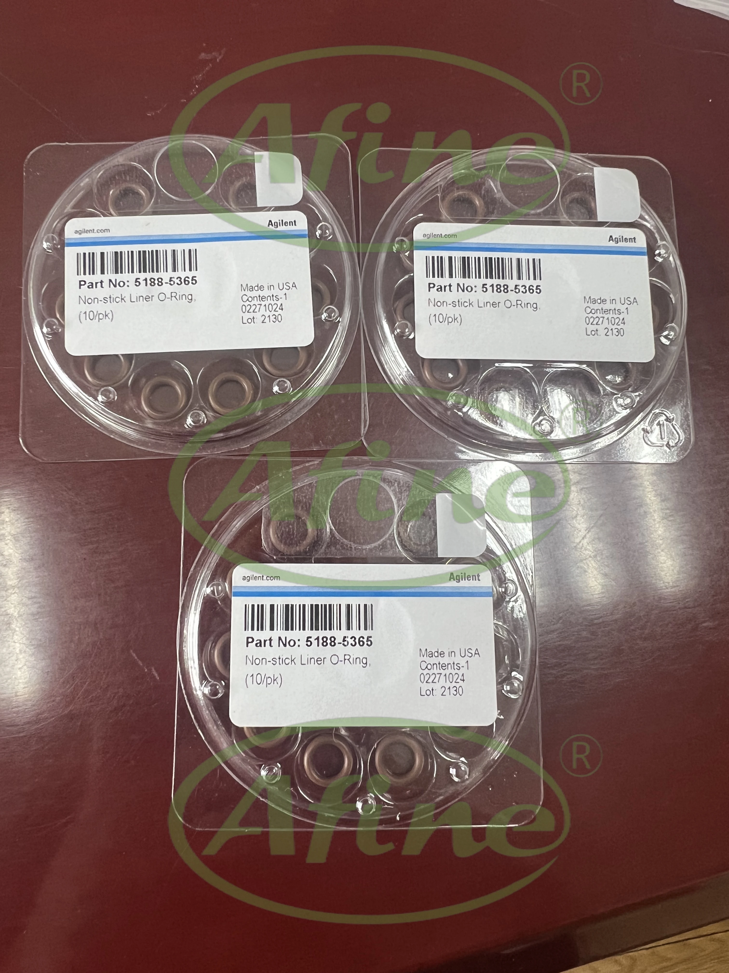 AFINE Agilent 5188-5365 Уплотнительное кольцо впускного вкладыша с антипригарным