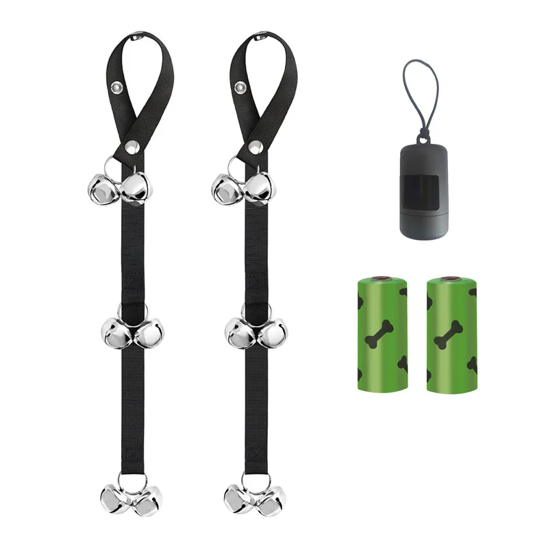 

og Doorbells 2 Pack Adjustable Dog Bells Dog Door Bell for Potty Training Your Puppy Bells for Dogs to Ring to Go Outside