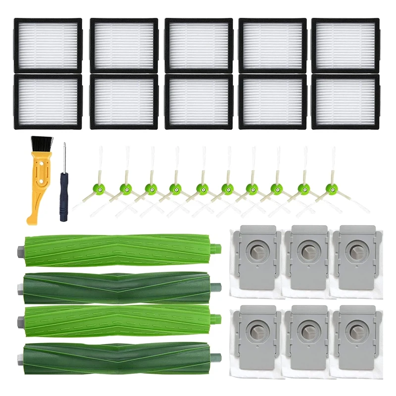 

Main Brush Filter Dust Bags Replacement Kit For Irobot Roomba I7 I7+ I6+ I8 I3+/Plus E5 E6 E7 Vacuum Cleaner Accessories