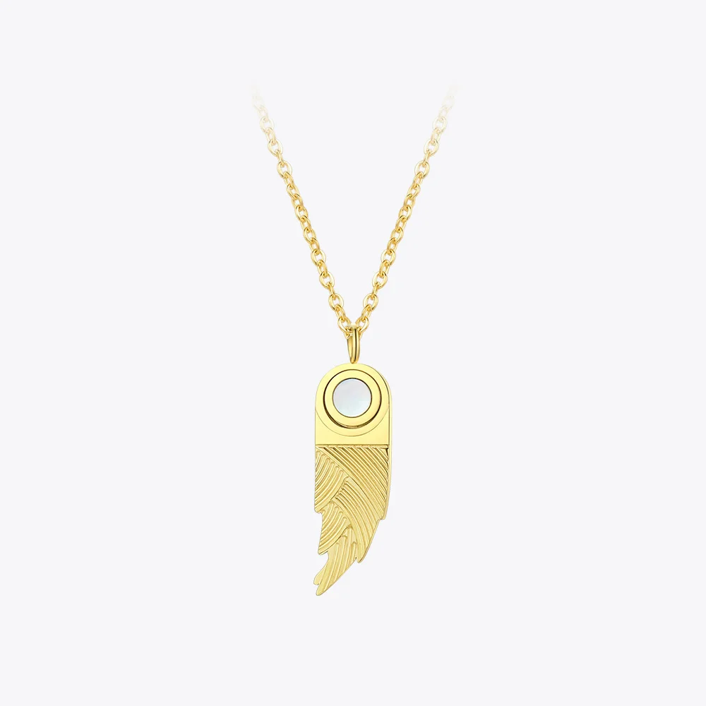 

ENFASHION Bamboo Shoot Choker Necklace Women Stainless Steel Gold Color Cute Plant Pendant Necklace Femme Jewelry Gifts PF193012
