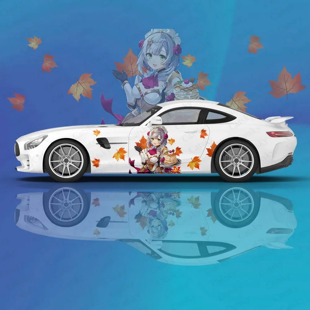 Genshin Impact Noelle наклейка с животными на автомобиль защитная пленка виниловая для