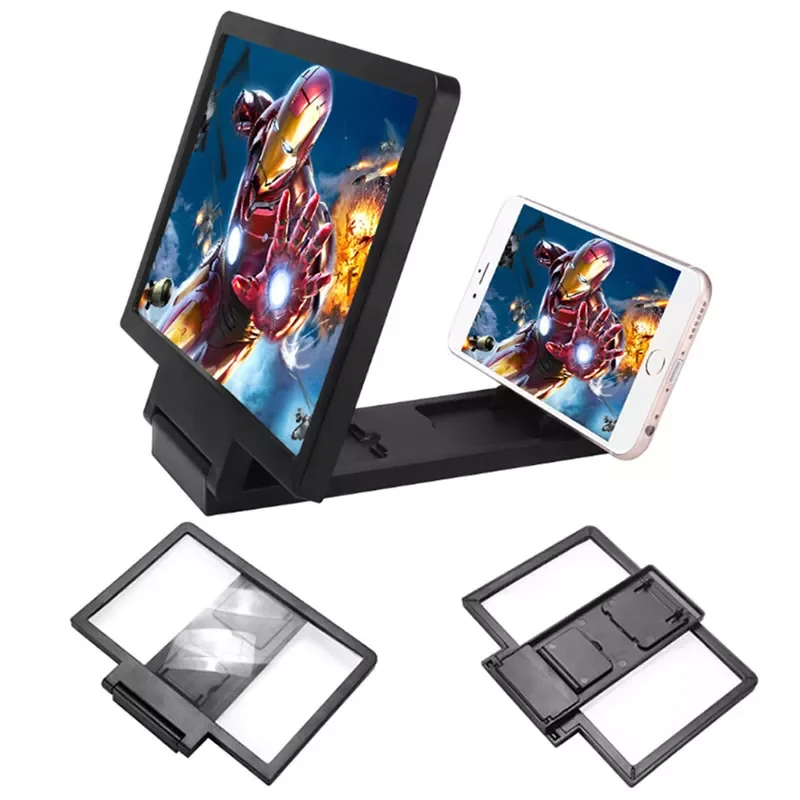 

HD Projector Stand Holder Radiation Protection Mobile Phone Screen Amplifier Universal 3D Movie Screen Enlarge Vivid Magnifier