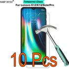 10 шт.лот для Lenovo K12 K14 K13 Note Pro Plus 9H твердость 2.5D Закаленное стекло пленка защита для экрана