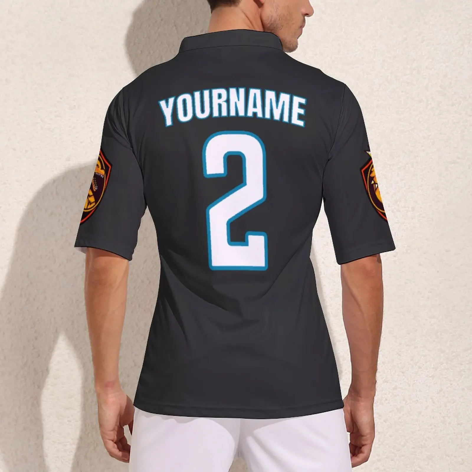 Оригинальные игровые футболки команды Каролина № 2 мужские винтажные для регби