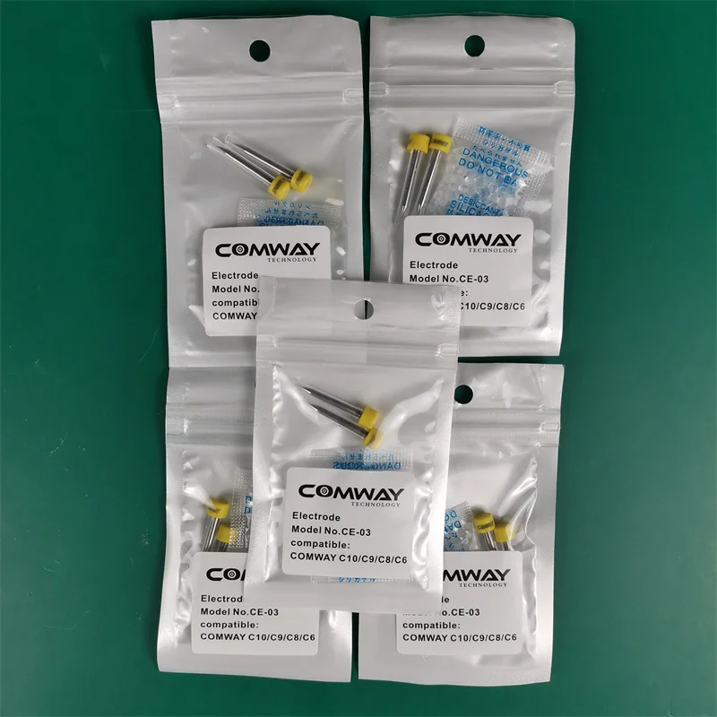 Original C6 COMWAY electrodes For COMWAY C6/C8/C9/C10 Fiber splicer Splicing Machine Electrodes