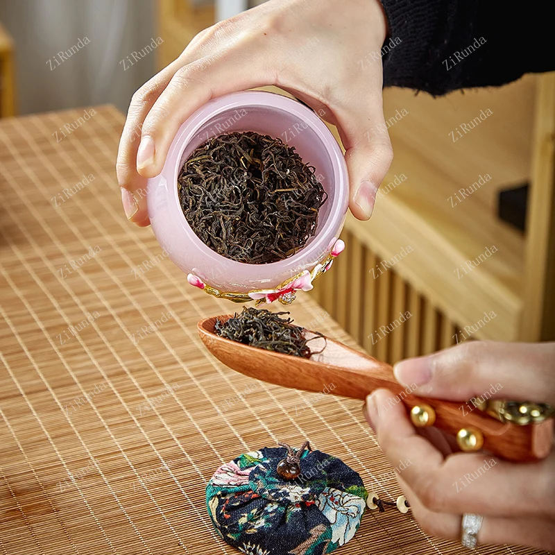 *Смалированная чайная банка запечатанная бытовая чая Китайский Пуэр черный