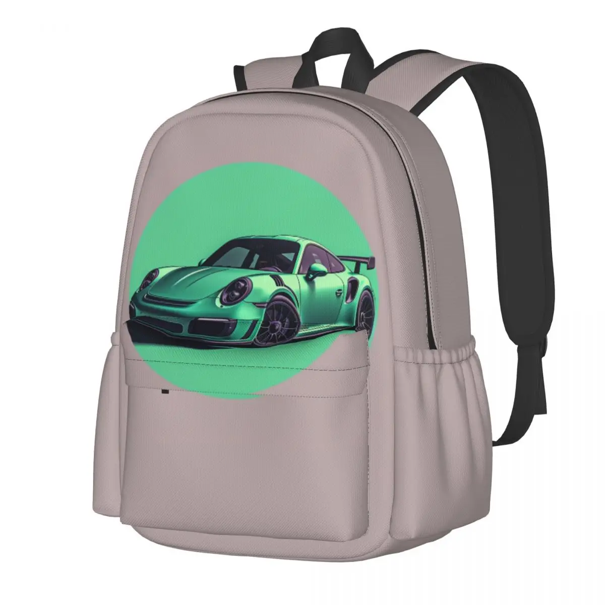 

Classic Sports Car Backpack Simple Circle Minimalistic University Backpacks Pretty High School Bags High Quality Large Rucksack