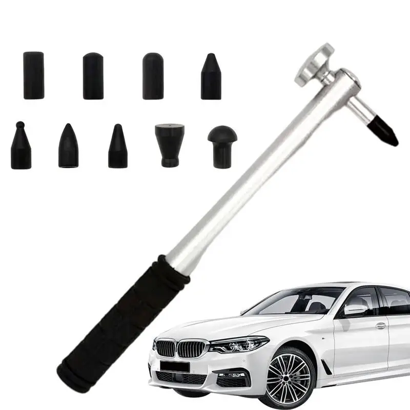 

Car Dent Repair Hammer Auto Repair Tools Hammer Rustproof Aluminum Dent Remover Hammer With 9 Heads Vehicles Repair Kit