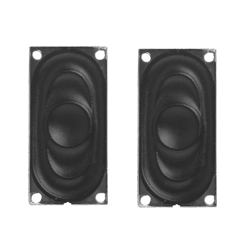 

1 Pair Mini Speakers 2040 8Ohm 2W for Notebook Computer Portable Speaker Rectangle Speaker Metal Frame Speaker