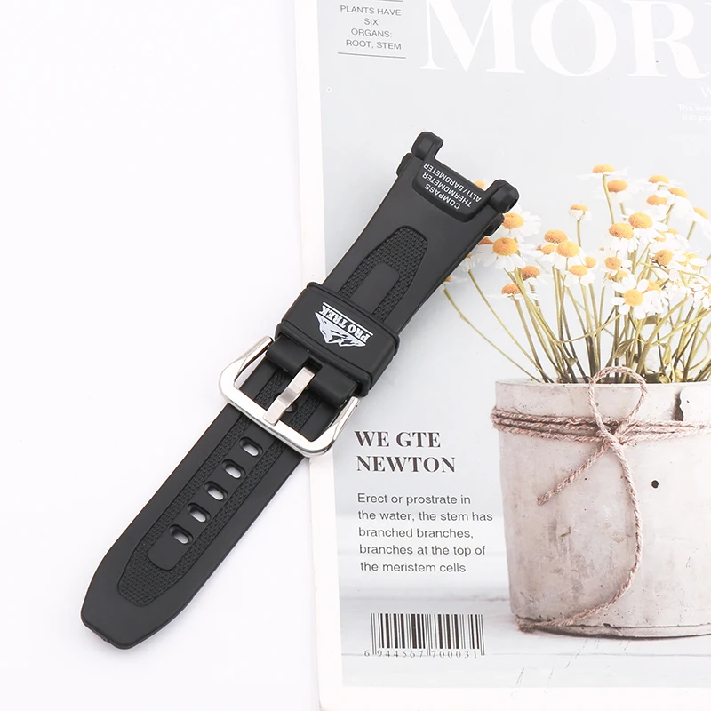 Rubber resin watch strap Suitable for Casio Protrek Prg-240 PRG-40 Pathfinder Men's Outdoor Sports Watch band