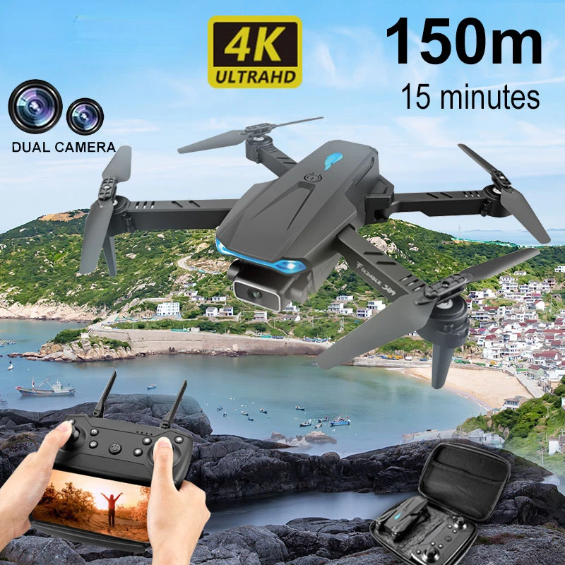 

Новый профессиональный мини-Дрон 4k HD Двойная камера Wi-Fi Fpv дроны сохранение высоты радиоуправляемые вертолеты Квадрокоптеры игрушки