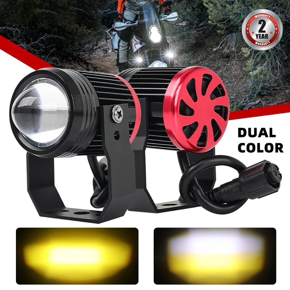 Мотоциклетные прожекторы 3500k 6500k автомобильные прожекторные лампы линзы