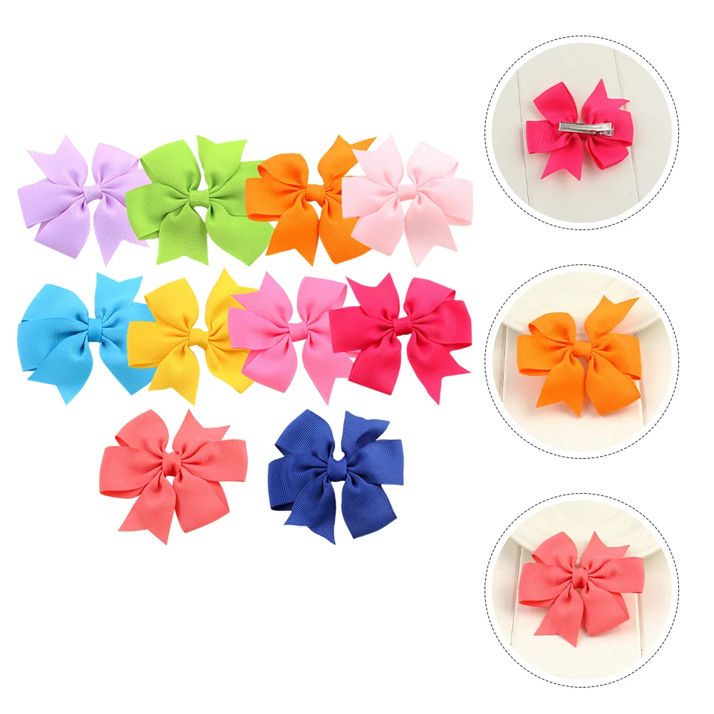 

10pcs Hair Accessories For Kidss Women Bow Hair Clips Small Bow Clips Cute Hair Accessories for Party