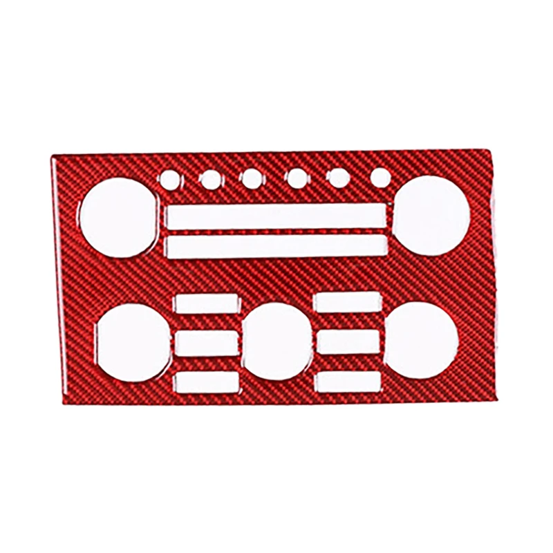 

Car Soft Carbon Fiber Central Control CD Panel Frame Volume Cover Trim For Nissan GTR R35 2008-2016