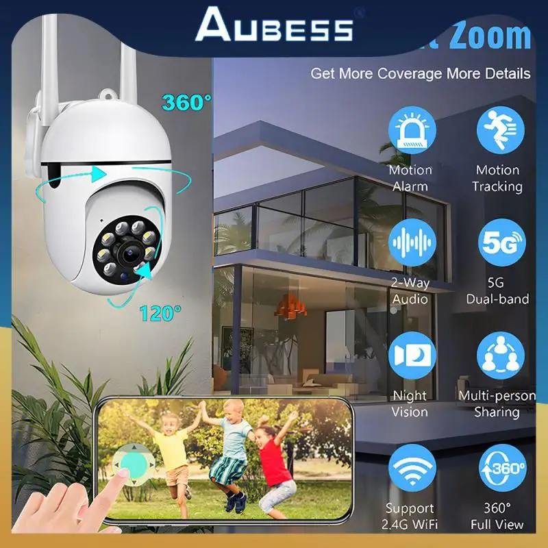 

Ip-камера с датчиком движения, Wi-Fi, 3 Мп