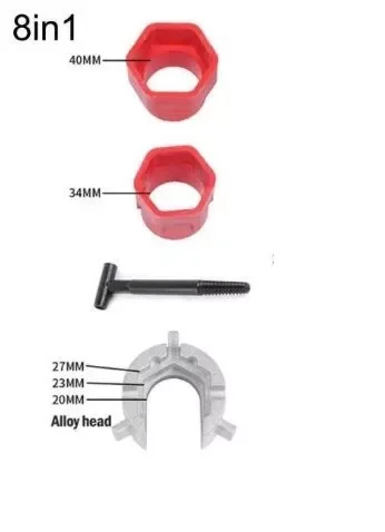 

8 in 1 wrench sink accessories