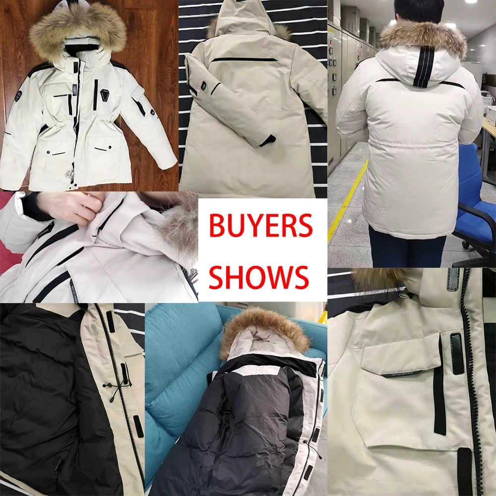 Winter Warm Men Down Jacket Casual Autumn Stand Collar Puffer Thick Hat White Duck Parka Coat New Men's Down Jackets Windproof